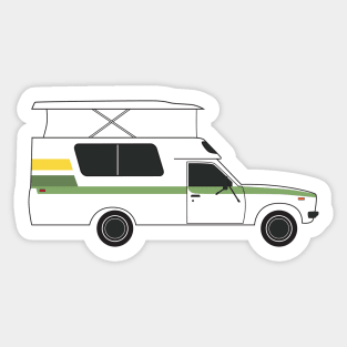 chinook camper Sticker